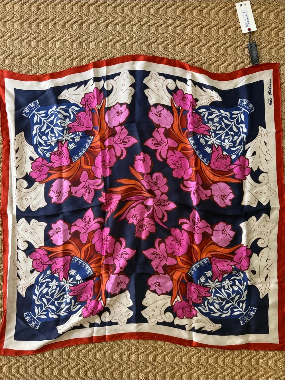Ted Baker Kelley Floral Print Silk Scarf